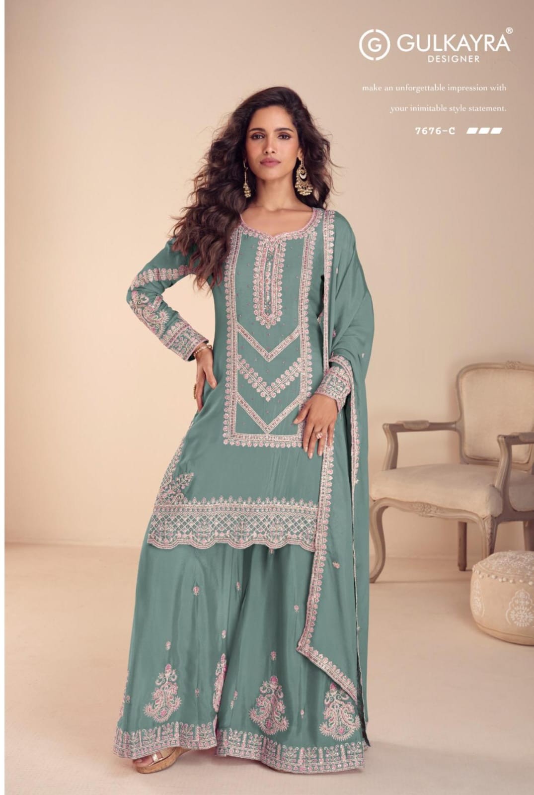 Gulkayra Designer Saachi 7676 C